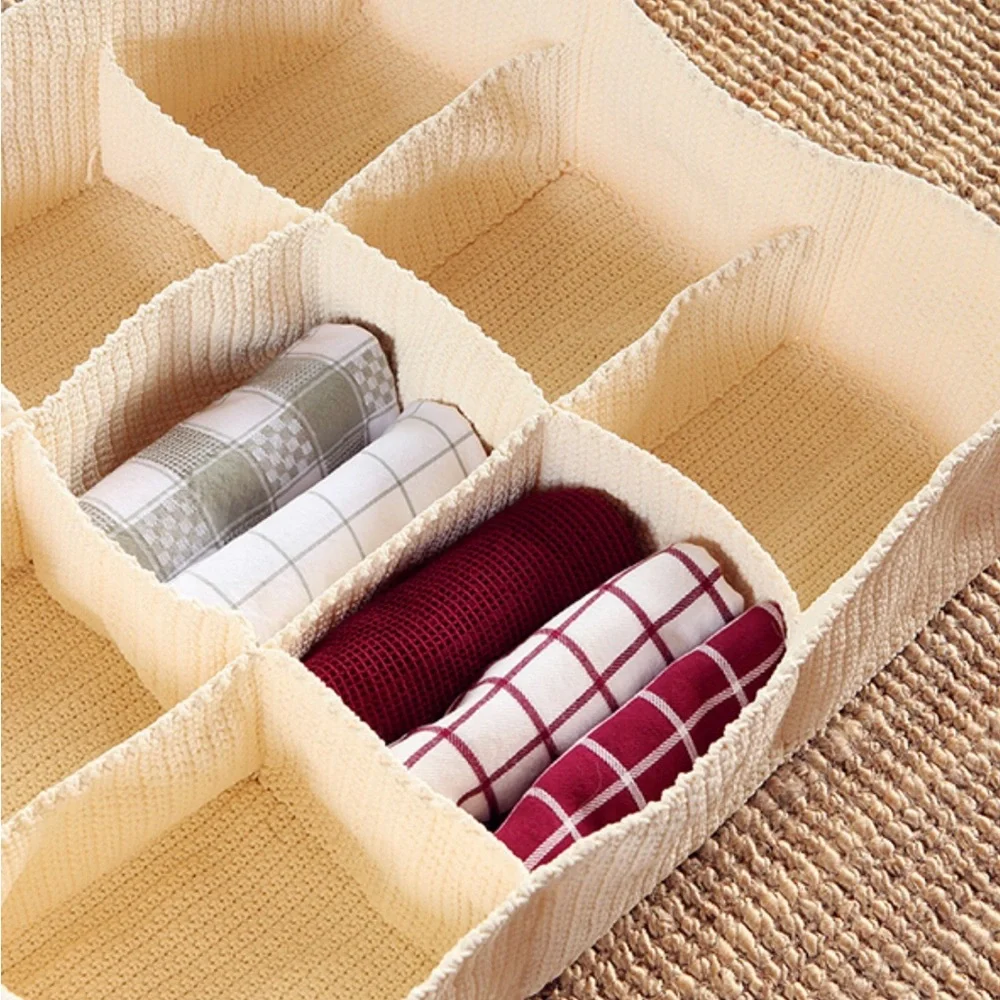 IKEA Komplement Drawer Organizer Ivory Crochet 9-Compartments Storage #0825255B